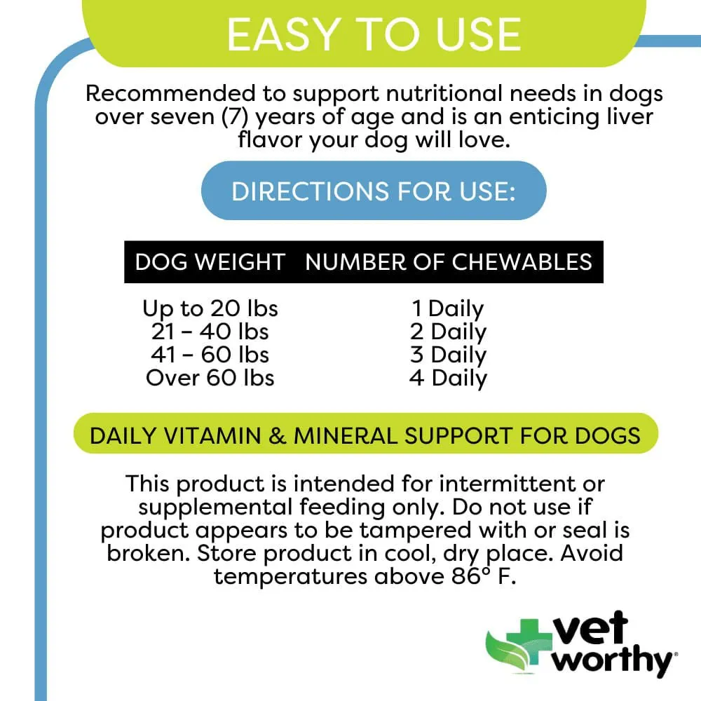 Vet Worthy Multi Vitamin, 60 ct
