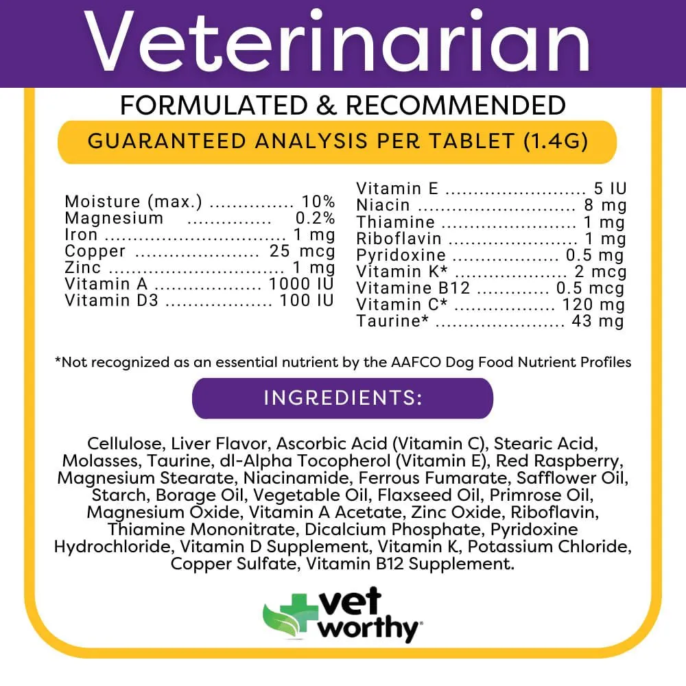 Vet Worthy Multi Vitamin, 60 ct