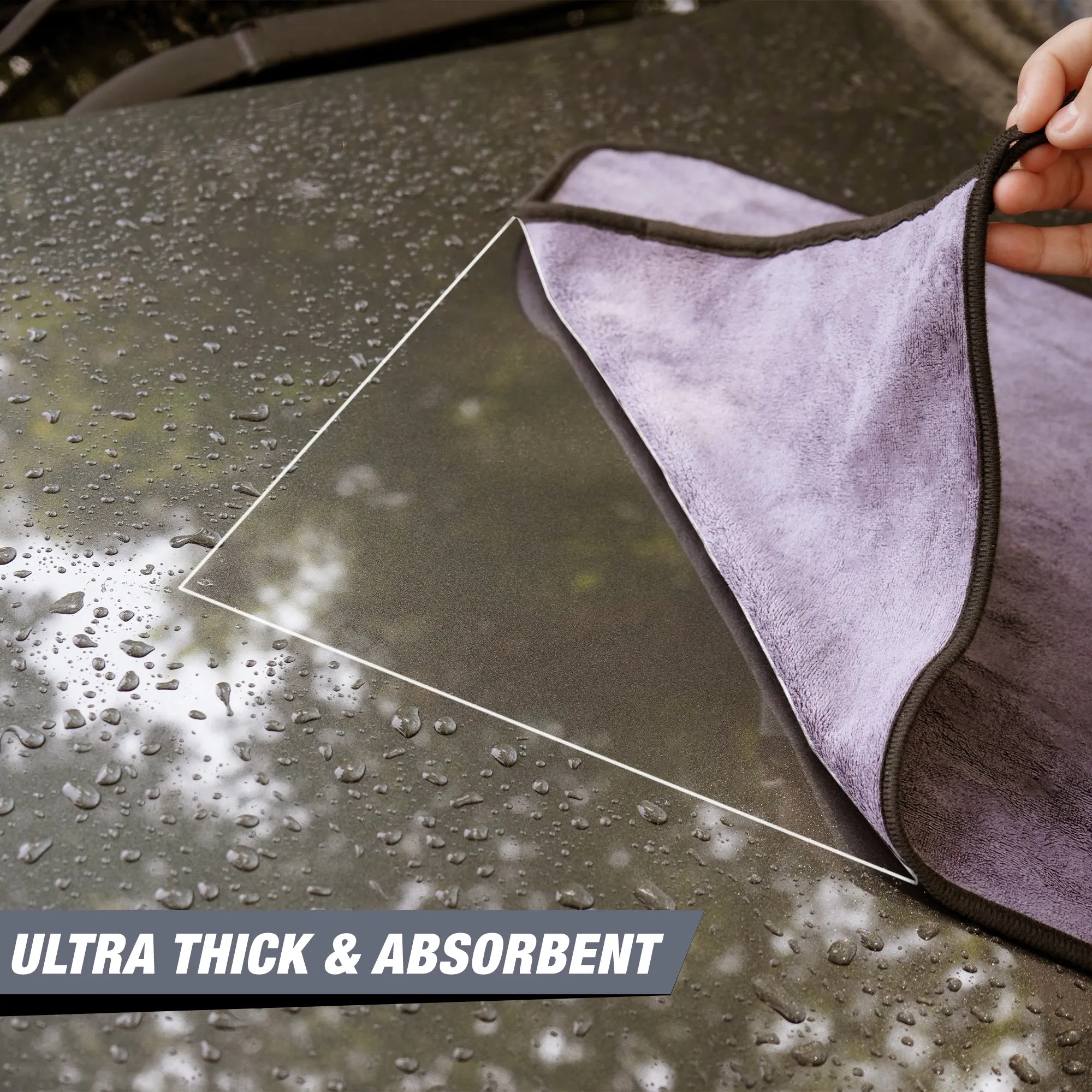 Wavex Microfiber Cleaning Towel  500 GSM, 35x75 cm, Grey  Ultra Soft, Absorbent & Reusable Cloth for Car, Home, Kitchen, Glass, and Multipurpose Cleaning