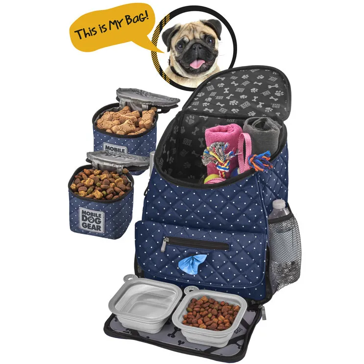Weekender Backpack ~ Black (All Size Dogs)