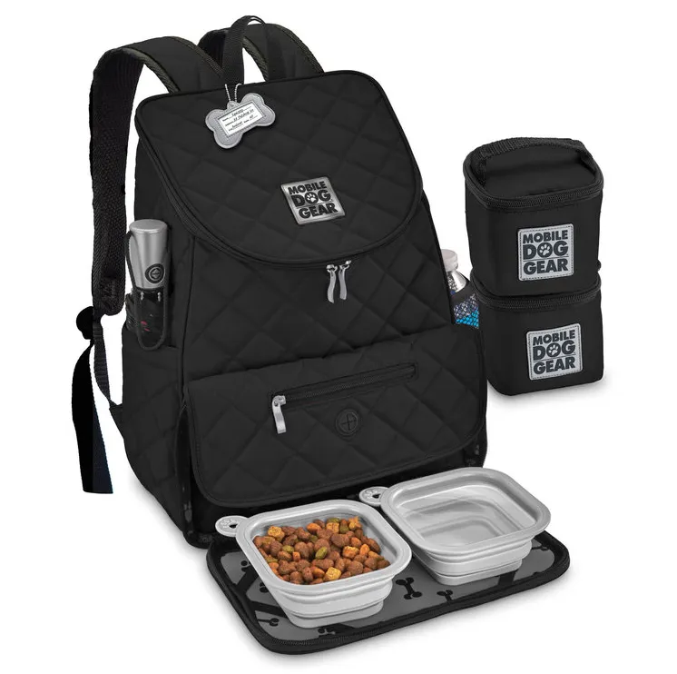 Weekender Backpack ~ Black (All Size Dogs)