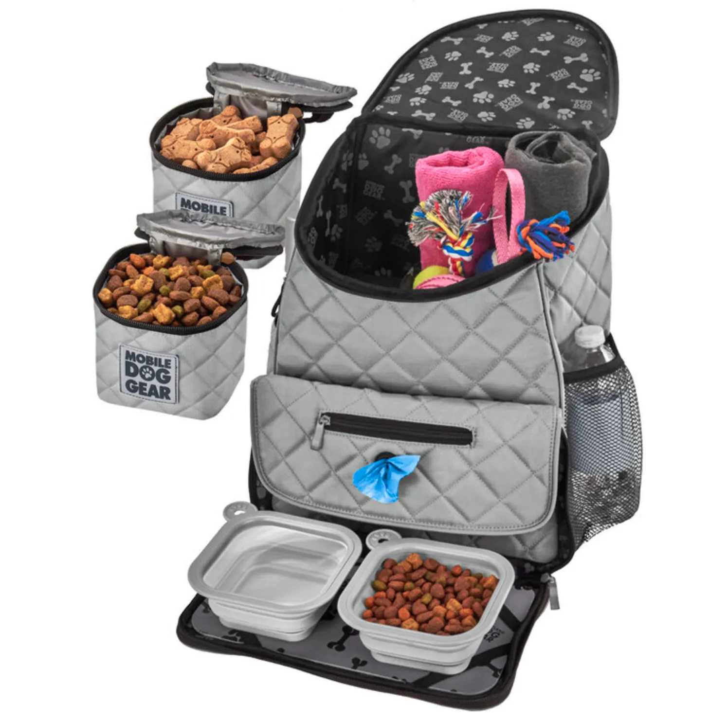 Weekender Backpack ~ Black (All Size Dogs)