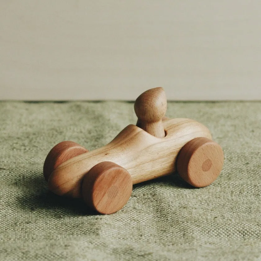 Wooden Car With Driver - Felix