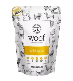 Woof Freeze Dried Raw Wild Goat Dog Treats